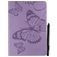 Mobigear Butterfly iPad 7 (2019) Hoes Bookcase + Stylus Houder - Paars