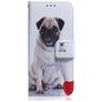 Mobigear Design Motorola Moto G8 Plus Hoesje Bookcase Portemonnee - Hond