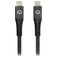 Mobilize Strong Nylon USB-C naar USB-C Kabel 1 Meter - Zwart