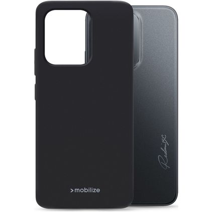 Mobilize Rubber Gelly Xiaomi Redmi 15C Hoesje Flexibel TPU Backcover - Zwart