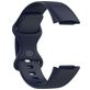Mobigear Sport Dual Siliconen Fitbit Charge 5 Bandje Druksluiting - Donkerblauw