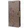 Mobigear Flowers Samsung Galaxy A53 Hoesje Bookcase Portemonnee - Grijs