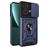 Mobigear Armor Ring Cam Slide Motorola Edge 40 Neo Hoesje Hardcase Backcover Shockproof met Ringhouder en Camera Slider - Blauw