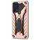 Mobigear Armor Stand Samsung Galaxy A03s Hoesje Hardcase Backcover Shockproof met Standaard - Roségoud