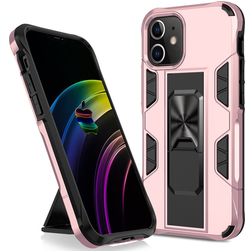 Mobigear Shockproof Magnetic Stand Case Cover Rose Gold Apple iPhone 12 Mini