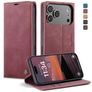 CaseMe 013 iPhone 17 Pro Max Hoesje Bookcase Portemonnee - Rood