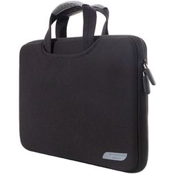 Mobigear Neon Neopreen Laptop Aktetas 13 - 14 inch Laptoptas + Handvat - Zwart