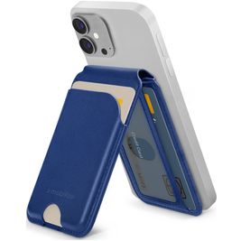 Mobilize Magnet Card Pasjeshouder - 5 Pasjes - MagSafe Compatible - Blauw