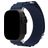 Mobilize Alpine Nylon Apple Watch Bandje Gespsluiting - 42/41/40/38 mm - Blauw