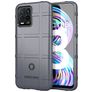 Mobigear Rugged Shield Realme 8 Hoesje Flexibel TPU Backcover Shockproof - Grijs