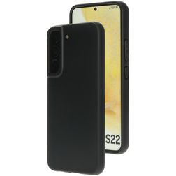 Mobiparts Classic Samsung Galaxy S22 Hoesje Flexibel TPU Backcover - Matt Black