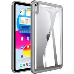 Mobigear Crystal iPad Mini 6 (2021) Hardcase Backcover - Transparant / Zwart