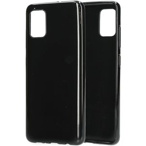 Mobiparts Classic Samsung Galaxy A51 Hoesje Flexibel TPU Backcover - Zwart