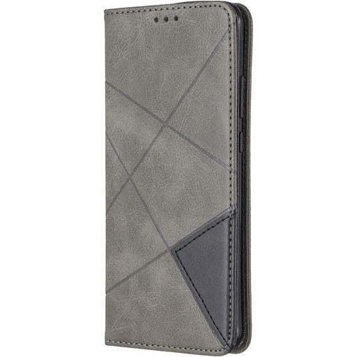 Mobigear Rhombus Slim Huawei P40 Pro Hoesje Bookcase - Grijs