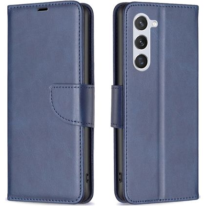 Mobigear Excellent Samsung Galaxy S24 Hoesje Bookcase Portemonnee - Blauw