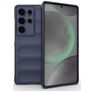 Mobigear Bumpy Samsung Galaxy S25 Ultra Hoesje Flexibel TPU Backcover - Donkerblauw
