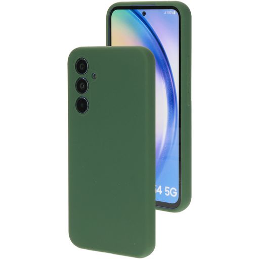 Mobiparts Samsung Galaxy A54 Siliconen Hoesje Backcover - Forest Green