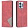 Mobigear Rhombus Slim Xiaomi Redmi Note 12 Hoesje Bookcase - Rood