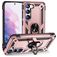 Mobigear Armor Ring Samsung Galaxy S23 Plus Hoesje Hardcase Backcover Shockproof met Ringhouder - Roségoud