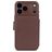 Decoded Detachable Wallet iPhone 17 Pro MagSafe Hoesje Echt Leer Uitneembare 2in1 Bookcase Portemonnee - Chocolate Brown