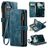 CaseMe C30 iPhone 17 Hoesje Bookcase Portemonnee - Blauw