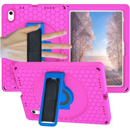 Mobigear Ruggedized iPad 10 (2022) Hoes EVA Schuim Backcover + Standaard - Roze