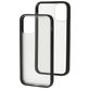 Mobiparts Hardcover iPhone 12 Mini Hoesje Hardcase Backcover - Transparant / Grijs