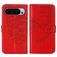 Mobigear Butterfly Google Pixel 9 Hoesje Bookcase Portemonnee - Rood