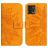 Mobigear Sunflower Motorola Moto G72 Hoesje Bookcase Portemonnee - Cognac