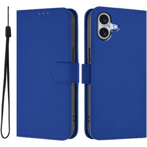 Mobigear Urban Wallet iPhone 16 Plus Hoesje Bookcase Portemonnee - Donkerblauw