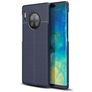 Mobigear Luxury Huawei Mate 30 Pro Hoesje Flexibel TPU Backcover - Marineblauw