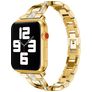 Mobigear Prague Stalen Apple Watch Bandje Vouwsluiting - 49/46/45/44 mm - Goud