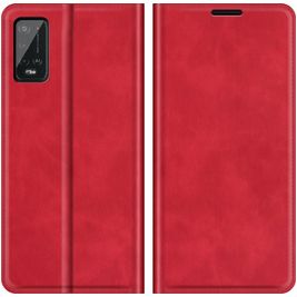Mobigear Retro Slim Wiko Power U20 Hoesje Bookcase Portemonnee - Rood