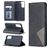 Mobigear Rhombus Slim Samsung Galaxy S21 Hoesje Bookcase - Zwart