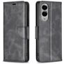 Mobigear Excellent Samsung Galaxy S25 Edge Hoesje Bookcase Portemonnee - Grijs