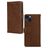 Mobilize Wallet iPhone 13 Mini Hoesje Echt Leer Bookcase Portemonnee - Bruin