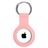 Xccess Keychain Apple AirTag Hoesje Flexibel Siliconen Sleutelhanger - Roze