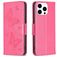 Mobigear Butterfly iPhone 16 Pro Hoesje Bookcase Portemonnee - Rood