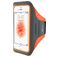 Mobiparts Comfort Fit Telefoonhouder Hardlopen iPhone SE (2016) Sport Hoesje Neopreen Sportarmband - Neon Orange