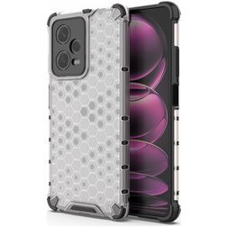 Mobigear Honeycomb POCO X5 Pro Hoesje Hardcase Backcover Shockproof - Wit