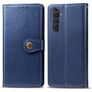 Mobigear Snap Button Realme X50 Pro Hoesje Bookcase Portemonnee - Blauw
