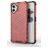 Mobigear Honeycomb Nothing Phone (2) Hoesje Hardcase Backcover Shockproof - Rood
