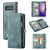 Caseme 008 Samsung Galaxy S10 Plus Hoesje Uitneembare 2in1 Bookcase Portemonnee - Blauw