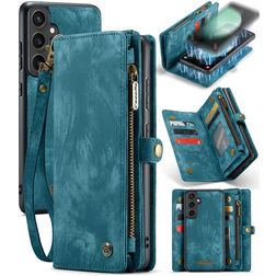 CaseMe 008 Samsung Galaxy S23 FE Hoesje Uitneembare 2in1 Bookcase Portemonnee - Blauw