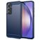 Mobigear Brushed Slim Samsung Galaxy A55 Hoesje Flexibel TPU Backcover - Blauw