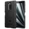 Mobigear Rugged Shield Sony Xperia 1 Hoesje Flexibel TPU Backcover Shockproof - Zwart