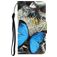 Mobigear Design Huawei P40 Lite E Hoesje Bookcase Portemonnee - Vlinder