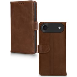 Mobilize Wallet iPhone Air Hoesje Echt Leer Bookcase Portemonnee - Bruin