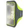 Mobiparts Comfort Fit Telefoonhouder Hardlopen Samsung Galaxy S24 Sport Hoesje Neopreen Sportarmband - Neon Green