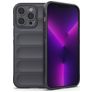 Mobigear Bumpy iPhone 14 Pro Max Hoesje Flexibel TPU Backcover - Antraciet